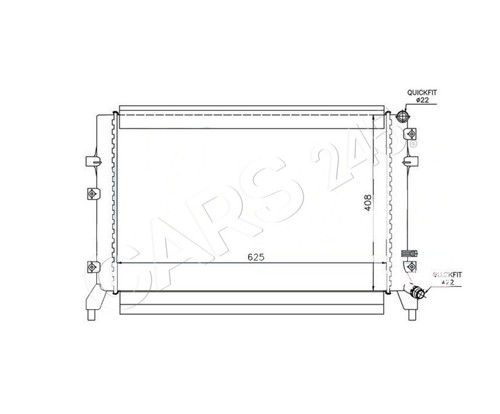 Water cooler radiator for - water,