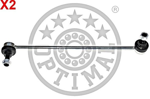 Front steel stabiliser rod - front,