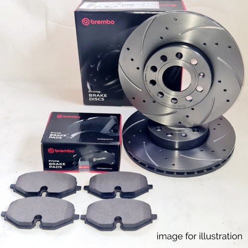 Brembo front drilled grooved - front,