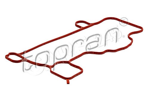 Red cylinder head cover - cover, gasket