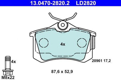 Disc ceramic brake - ceramic, pad