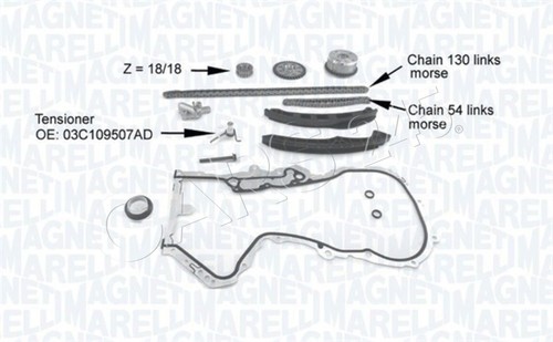 Timing chain kit marelli fits - chain,
