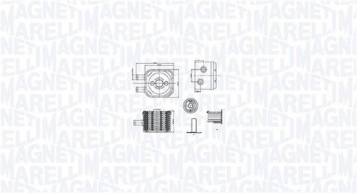 Engine oil cooler - oil,
