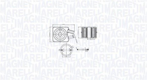 Engine oil cooler - engine,