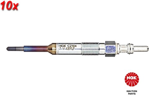 10x glow plug - ngk, a3